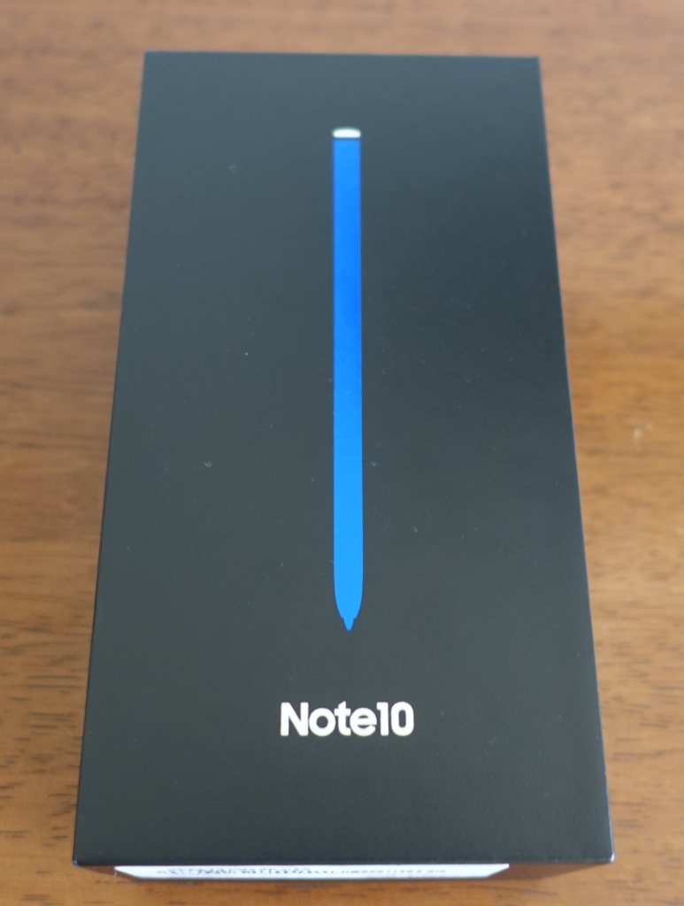 Galaxy Note10を開封する