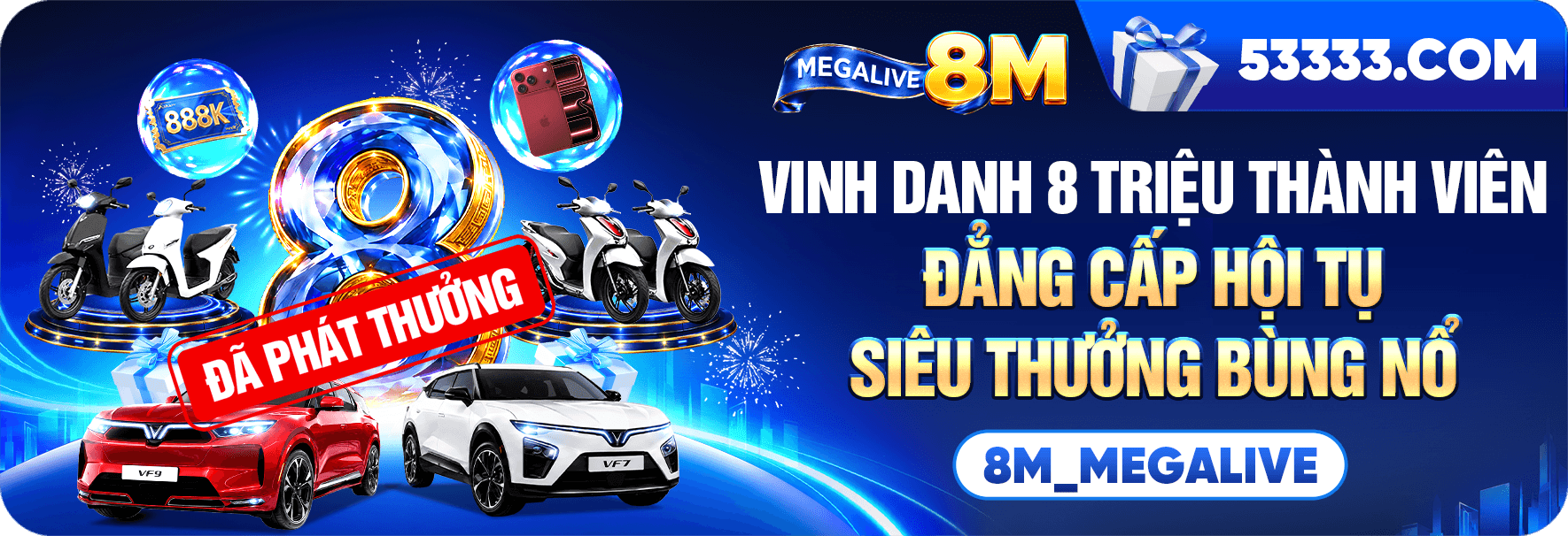 khuyến mãi megalive